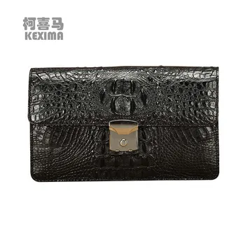 lukani нова Ръчна чанта от крокодилска кожа С кодово заключване, ръчна чанта с голям капацитет, Мъжки чанти-клатч, мъжки портфейл