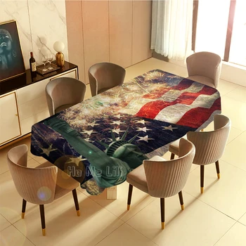 Американски флаг Статуята на Свободата Покривка за вътрешно и външно художествен декор 