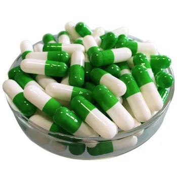 1000 бр./ лот, плодови зелено-бели празни желатинови капсули, кухи желатинови капсули, като капсула за хапчета, медицински капсула ZKH50
