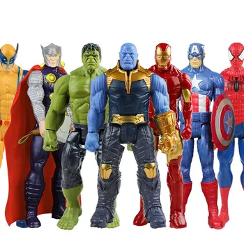 30 см PVC Безкрайна Война Аниме Филм Супергерой Капитан Америка Iron Танос Хълк Тор Супергерой Фигурки, Играчки, Детски Подаръци