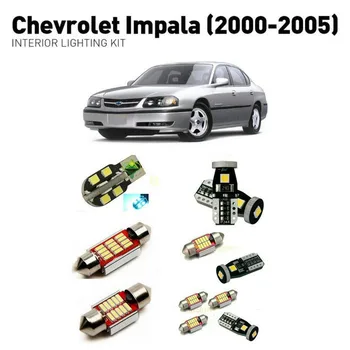 Led вътрешни светлини За Chevrolet impala 2000-2005 14 бр. Led Светлини За Автомобили с комплект за осветление на автомобилни лампи Canbus Без грешки