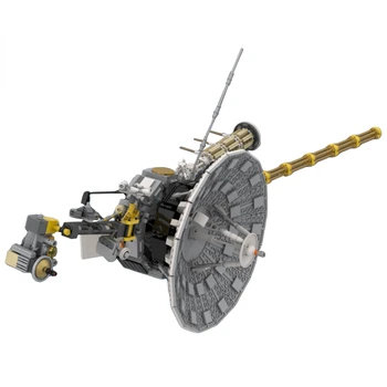 MOC Слънчевата Система космическата Сонда Voyagered 1-2 Aerocraft Набор от Градивни Блокове на Американския Сателитен Космически Кораб Детски Играчки най-Добрият Подарък