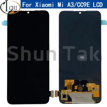 OLED LCD дисплей За XiaoMi MI A3 LCD дисплей с Рамка За MIA3 LCD цифров преобразувател в Събирането на Резервни Части За MI A3 cc9e Дисплей