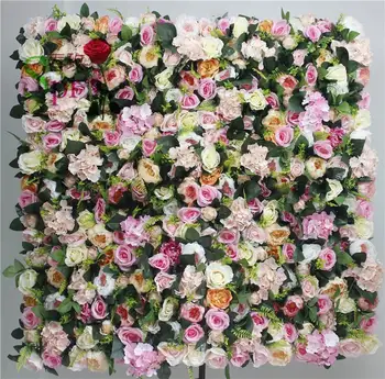 SPR Високо качество на 10 бр./лот булчински цветя стенен монтаж с декоративен фон завод wholsale изкуствени цветя, сватбена аранжировка
