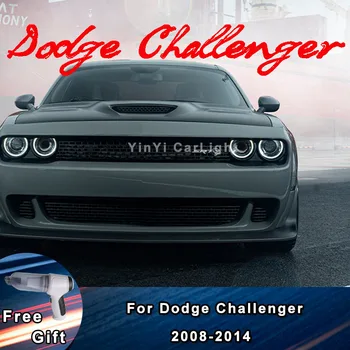 Автомобилни Фарове за Dodge Challenger 2008-2014 автомобилни LED светлини в събирането на смяната на ден водещите фенер Challenger