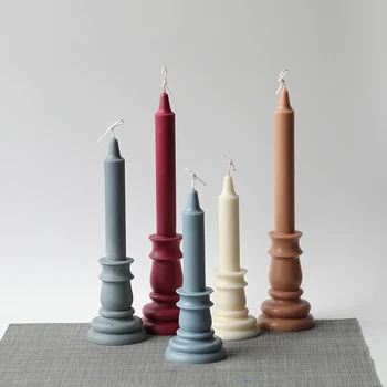Акрилни Свещник Форма За Декорация на Дома, Свещи САМ Форми За Производство на Ароматни Свещи Занаяти 3D Аксесоари За Направата на Свещи