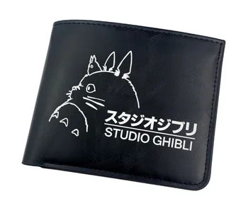 Аниме Tonari no Totoro Черно Кратък Чантата си Моят Съсед Тоторо Джоб Портфейл За Монети Подарък