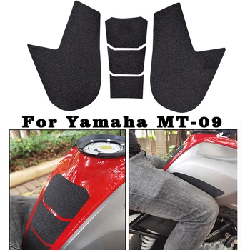 За мотор Yamaha MT-09 MT09 mt09 2013-2020 Tankpad устойчива на плъзгане Тампон На Резервоар Защитни Стикери на СТРАНИЧНИТЕ НАКЛАДКИ с РЕЗЕРВОАР с Дърпане Хастар