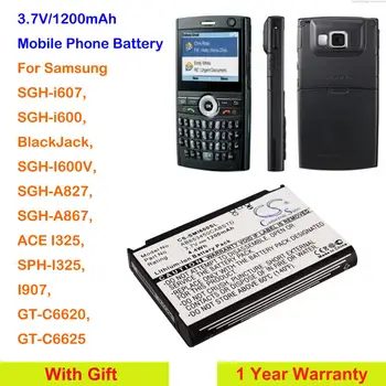 Камерън Китай и 1200 ма Батерия AB653450CE, AB663450CU за Samsung SGH-i607, SGH-i600, I600V, A827, A867, I325, I907, C6620, C6625, C6625v