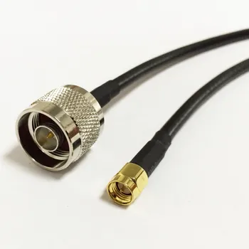 Нов SMA Plug Connector Превключвател N Plug Конвертор RG58 търговия на Едро с Бърза Доставка и 100 СМ 40 