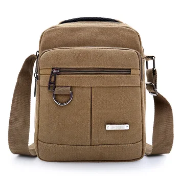 Нова ежедневни мъжки холщовая чанта през рамо, мъжки чанти-незабавни посланици, просто лека малка пътна чанта,-прашка, мъжка чанта през рамо, bolso