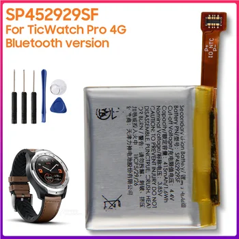 Оригинална Батерия SP452929SF За TicWatch Pro 4G, Bluetooth Версия на Автентични Часовници Батерия 415 ма