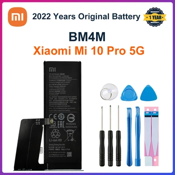 Оригиналната работа на смени батерията BM4M BM4N За Xiaomi Mi 10 Pro 5G Xiaomi 10Pro Mi10 5G Оригинални Батерии bateria 