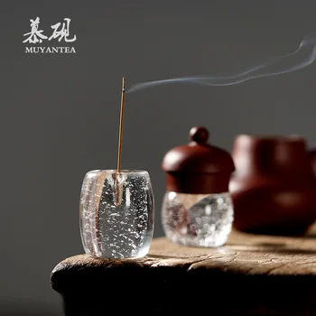 поставка за тамян с цветна глазура дзен, инсталирана на ръка, чай комплект за кунг-фу с нулева препоръчителна рамка за капак супницы