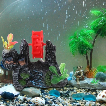 Професия смола рокария имитация на аквариум декорация за озеленяване на Аквариума