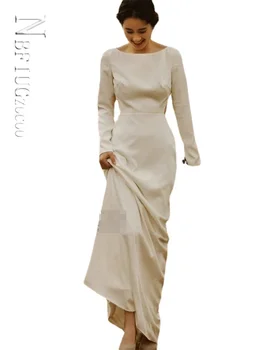 Сватбена рокля 2022 A Line Robe De Mariée Сватбена рокля с дължина до пода