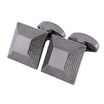 Специални Възли Прости Метални копчета за Ръкавели Пистолет С Родиевым Покритие на най-Добрите копчета за Ръкавели за Мъжка Мода Бижута и Аксесоари